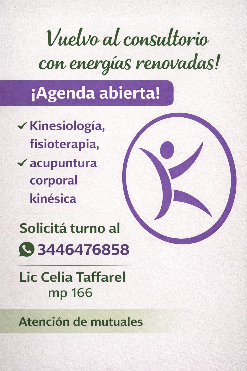 Celia Taffarel - Kinesiología